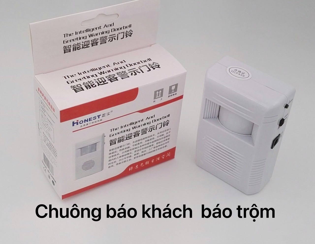 Chuông báo khách báo trộm hồng ngoại Honest