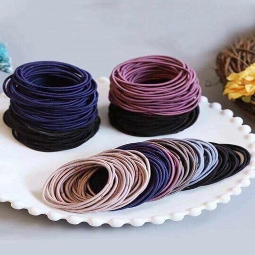 Hộp 100 dây cột tóc cho mẹ và bé