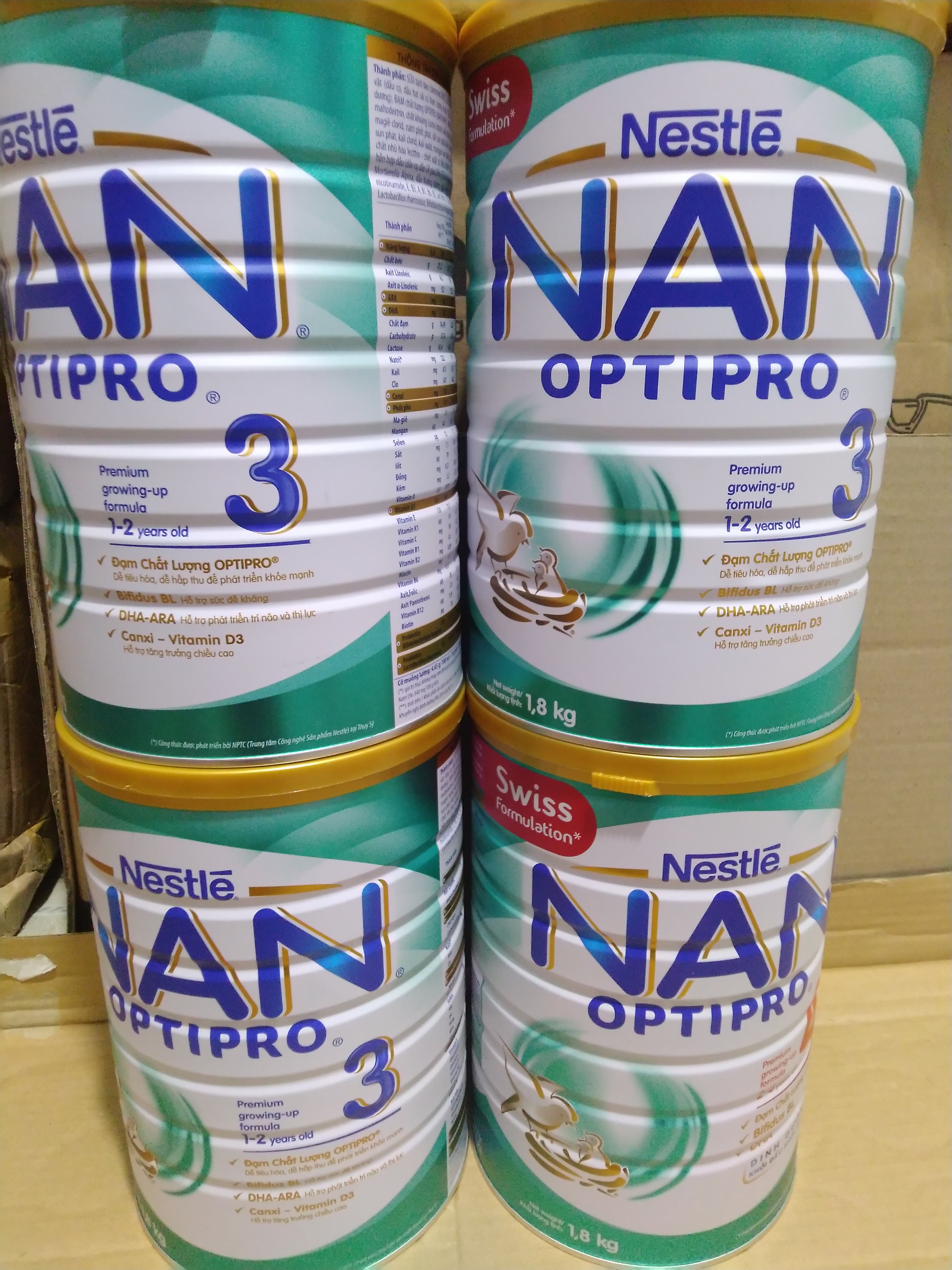 Sữa Nan OPTIPRO 3 --- 1,8Kg