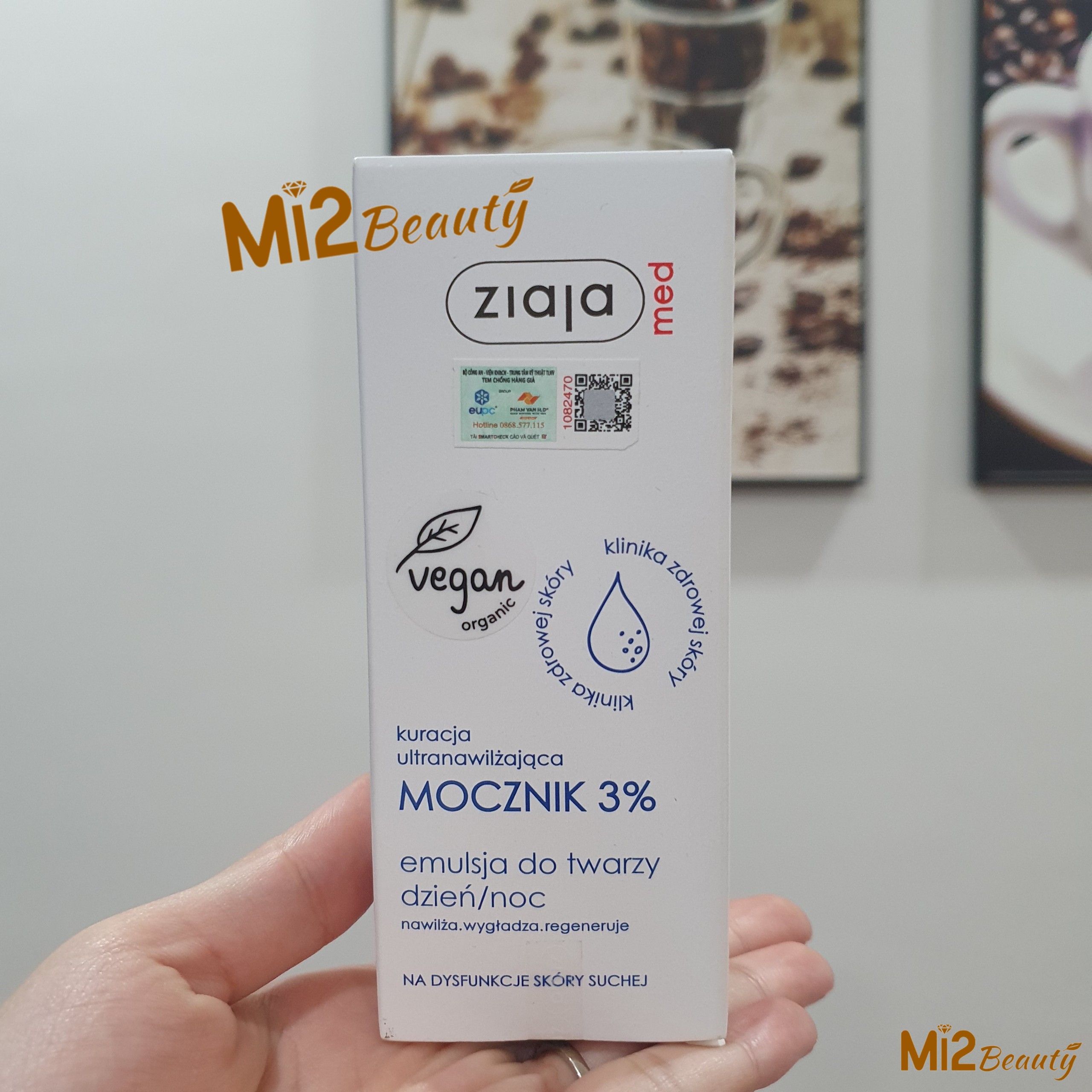 Kem dịu nhẹ dưỡng ẩm 3%/ 5% urê / 10% urê - ziaja med 3% urea emulsion 50ml / ziaja med atopic skin dermatological formula atopy ure 50ml / ziaja med mocznik 10% 100ml