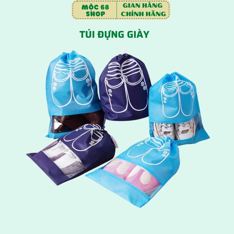 Túi đựng giày moc68shop dây rút size to , chống bụi bẩn, đi du lịch tiện lợi – travel bag