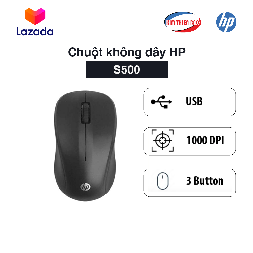 Chuột không dây HP s500 Chính hãng