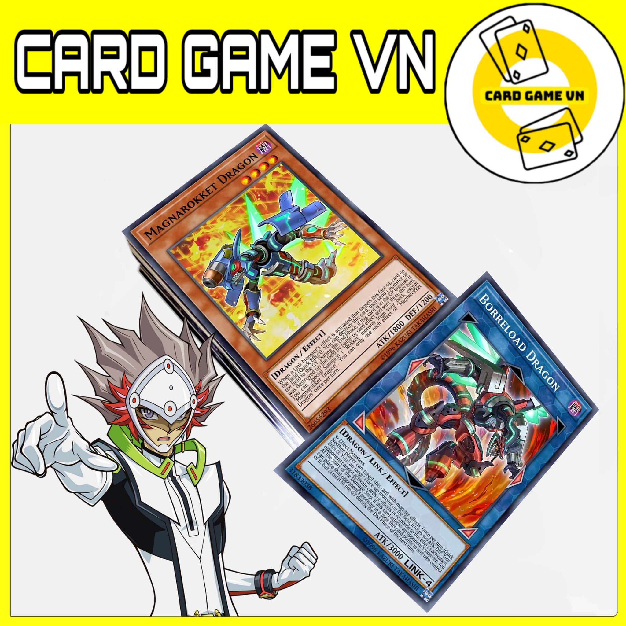 [BÀI IN] Bài YuGiOh - Bộ 54 lá bài Rokket Varis Deck - Card Game VN