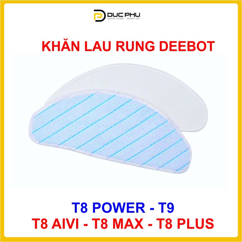 Khăn lau hộp lau rung robot hút bụi lau nhà Ecovacs T8 - T9