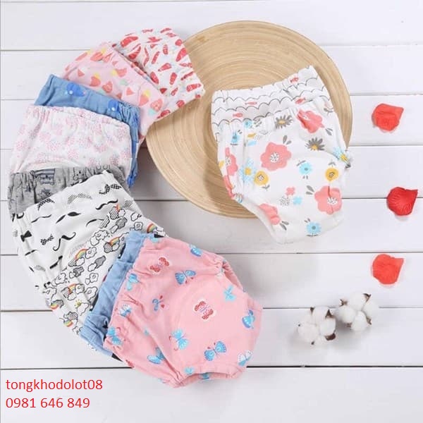 Quần bỏ bỉm 6 lớp goodmama cho bé