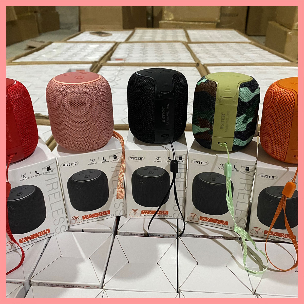 Loa bluetooth mini ws-305 nhỏ gọn chống nước,loa mini bluetooth âm thanh cực chất