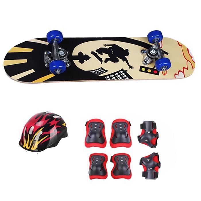 Ván Trượt Thể Thao Tặng kèm Bảo Hộ Cho Bé