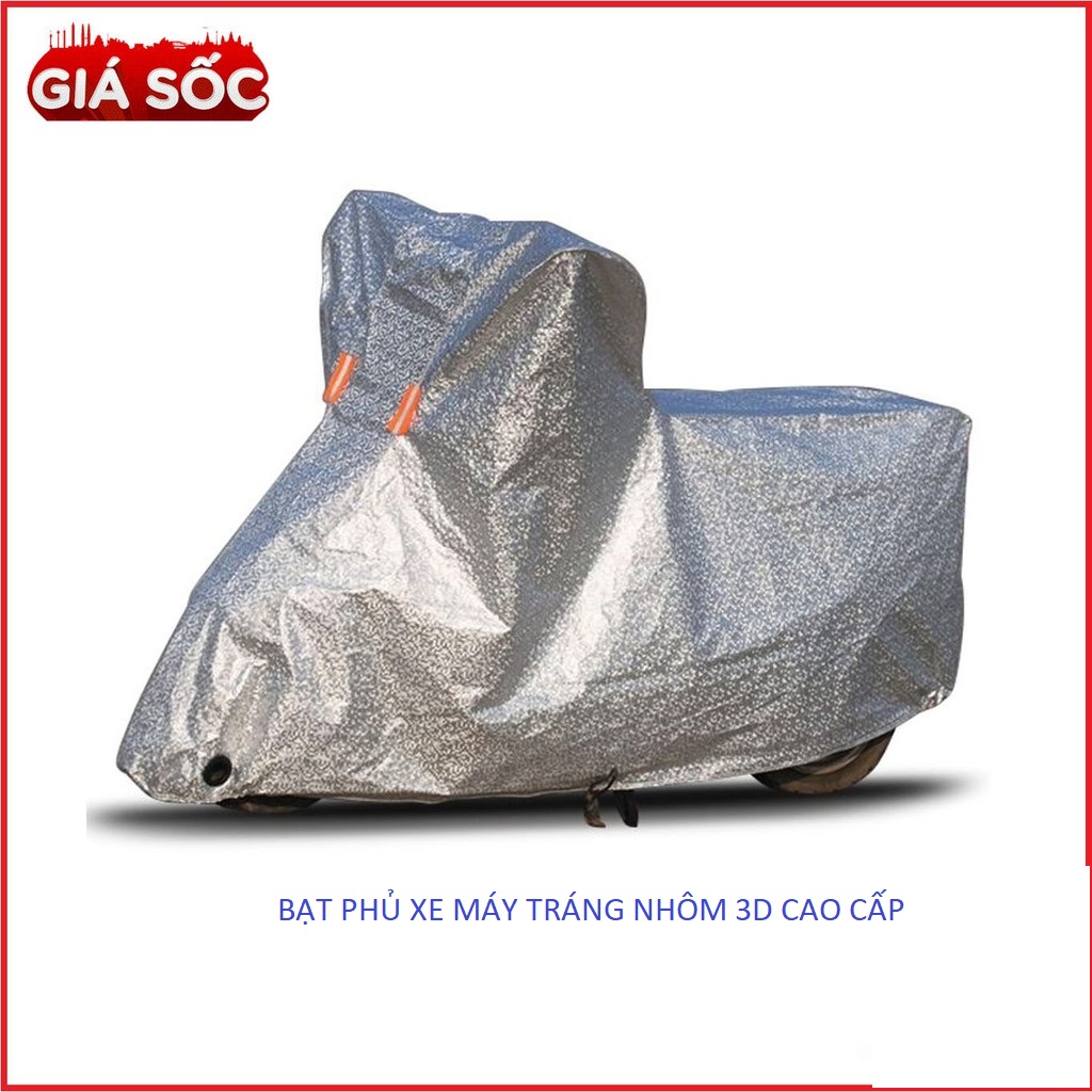 Áo trùm xe vespa sprint, Aó trùm xe tay ga- Bạt phủ xe máy tráng nhôm 3D cao cấp, CHỐNG MƯA - CHỐNG NẮNG- CHỐNG BỤI-CÁCH NHIỆT loại SIÊU DÀY