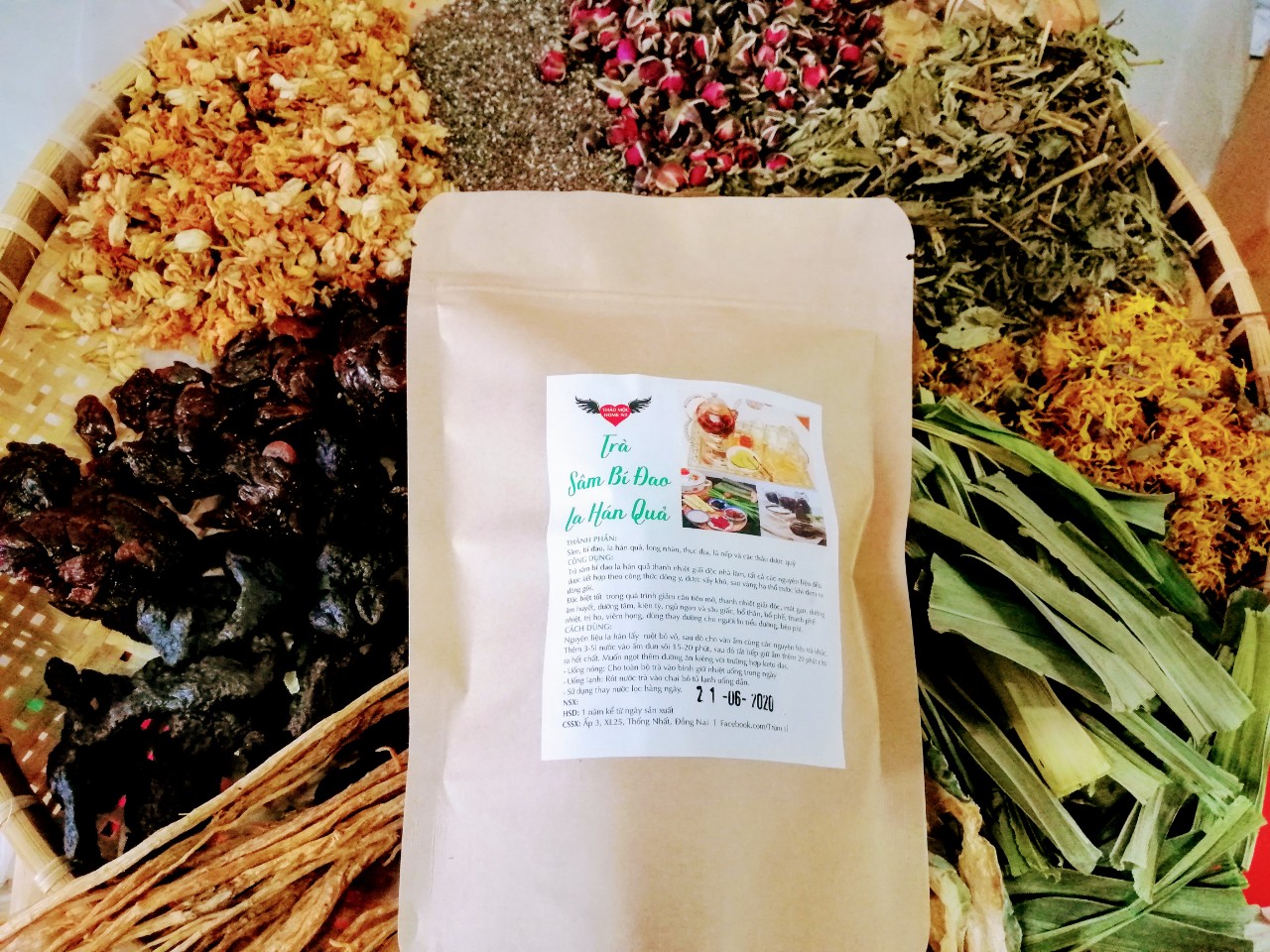 COMBO 5 SÉT ĐẶC BIỆT TRÀ SÂM BÍ ĐAO LA HÁN QUẢ (120G/SÉT/5-6L)