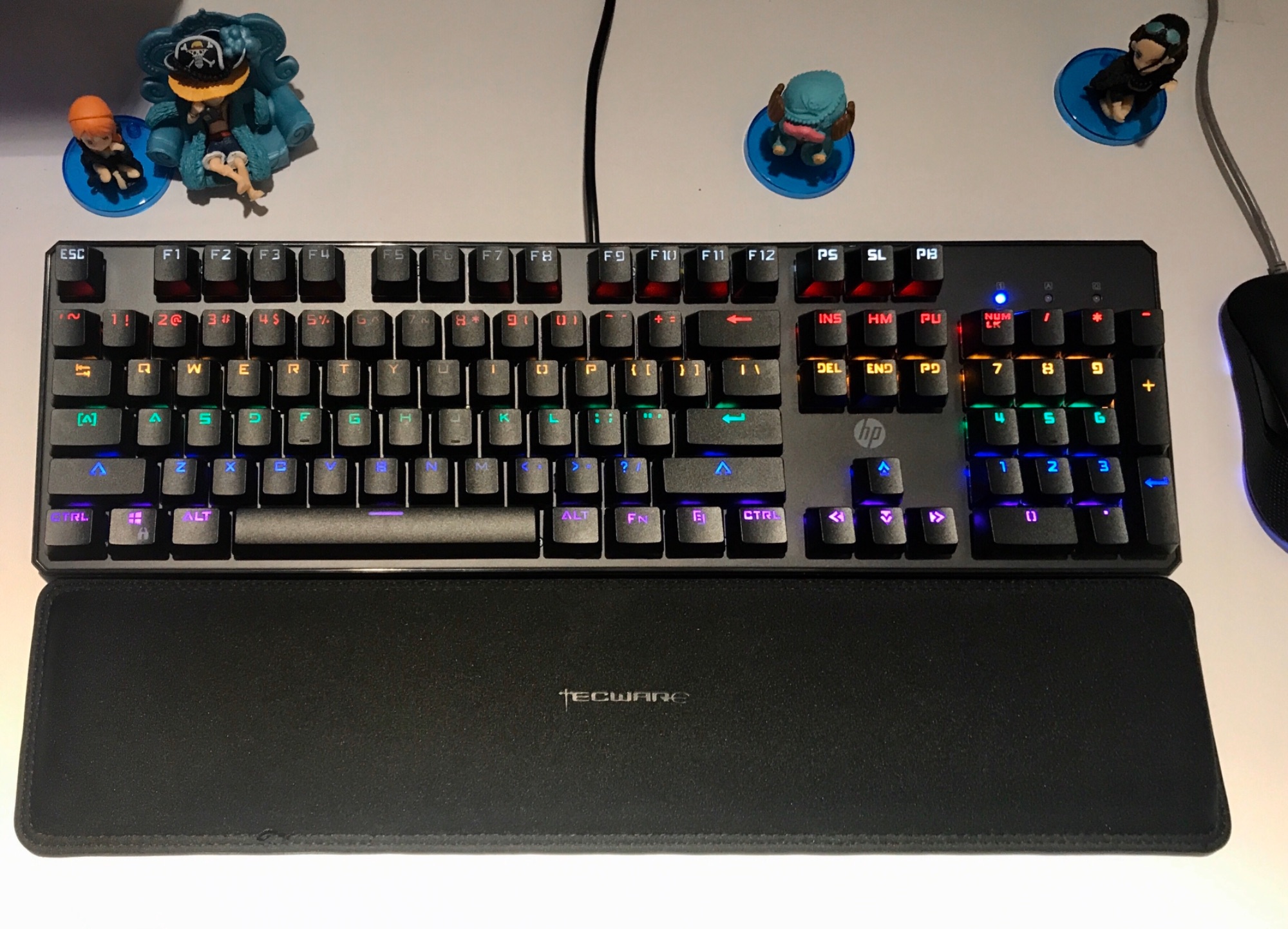 [HCM]Kê tay đệm bàn phím chống mỏi Tecware Wolf full size 104 phím và tkl 87 phím siêu chất.