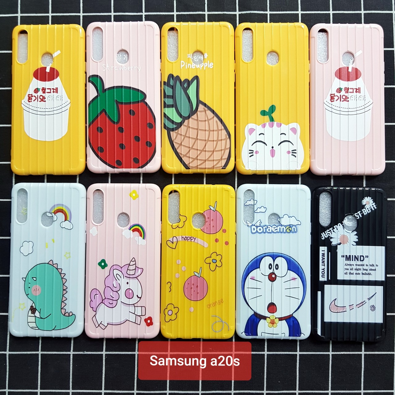 [Nhiều mẫu] ốp Lưng vali dẻo cute Cho Sam Sung A20S nữ Samsung Galaxy A20S dễ thương