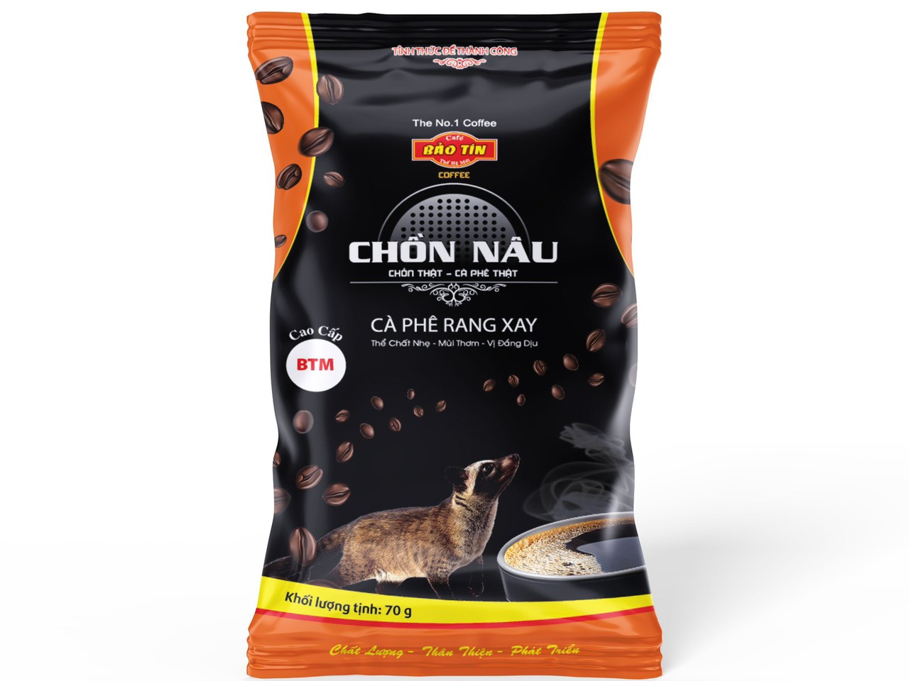 Cà phê Bảo Tín Vip gói dùng thử 100gram rang xay chuẩn gu truyền thống