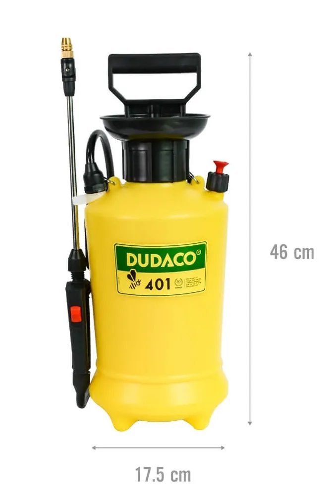 Bình xịt - phun dudaco 401 4 lít - xách tay - béc xoay 360