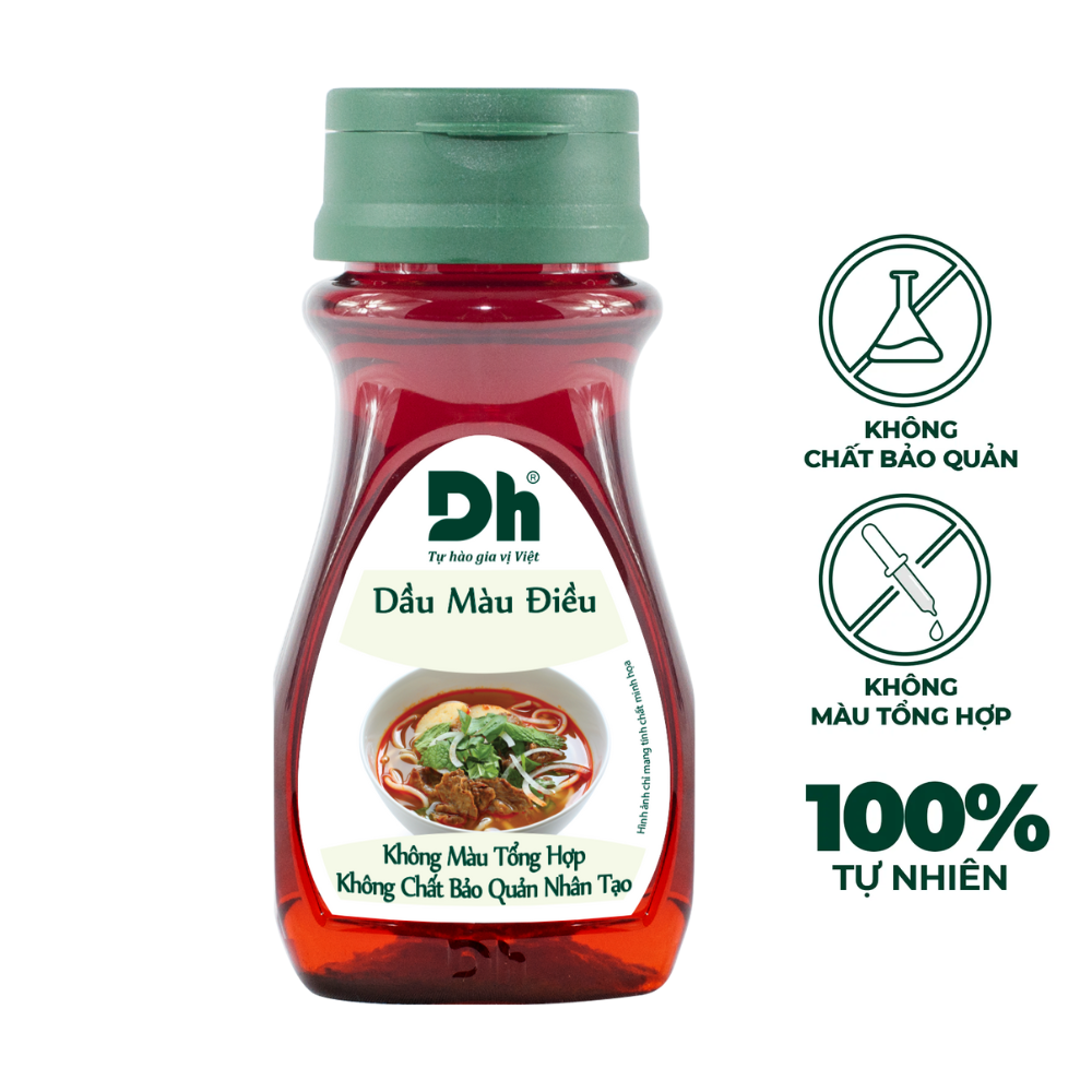 Dầu màu điều 100ml dh foods