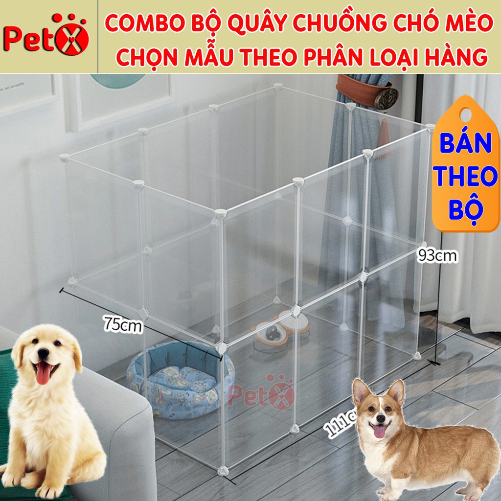 Quây Chuồng Chó Mèo Lắp Ghép Nuôi Thú Cưng Sơn Tĩnh Điện Giá Rẻ