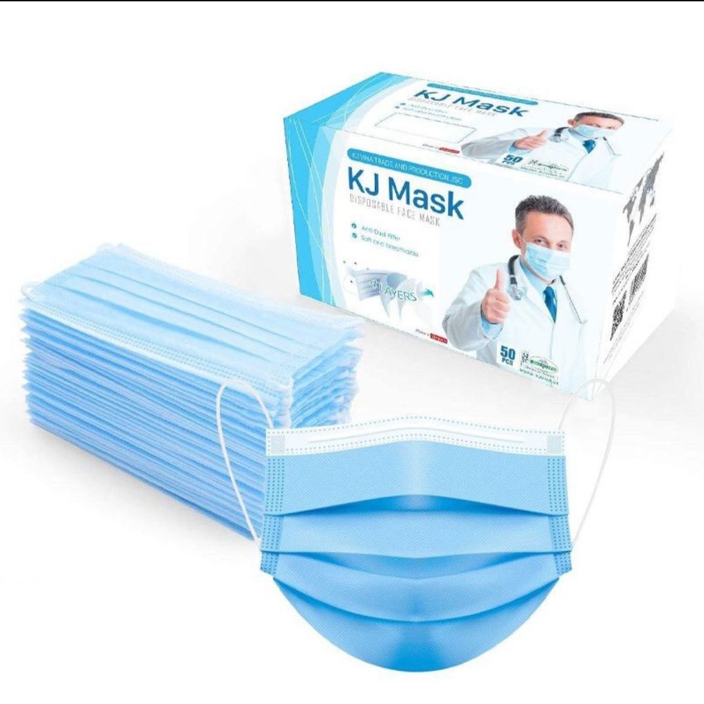 Khẩu trang y tế kj mask 4 lớp xuất khẩu mỹ