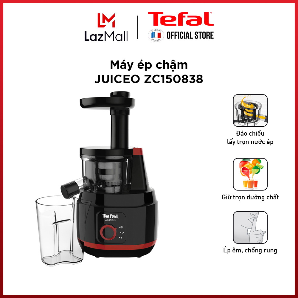 Máy ép chậm tefal zc150838 - gian hàng chính hãng bảo hành 2 năm
