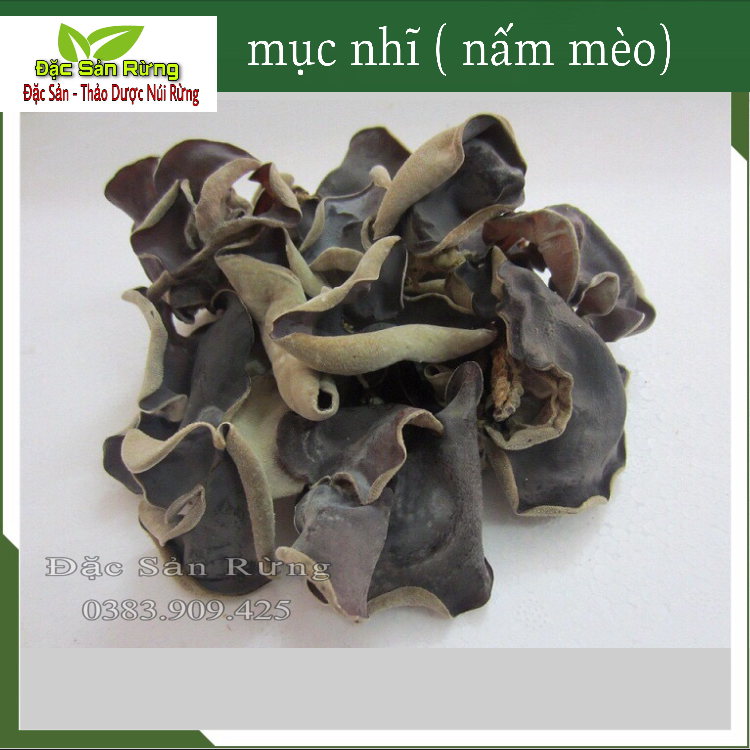 Mộc nhĩ rừng khô Tây Bắc hàng loại 1, mộc nhĩ đen phơi khô tự nhiên, nấm mèo sạch thơm ngon