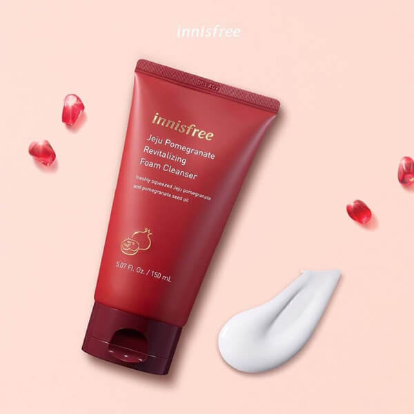 sữa rửa mặt innisfree lựu đỏ