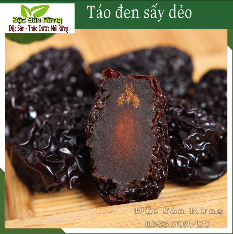 Táo đen sấy khô loại đặc biệt 500gr