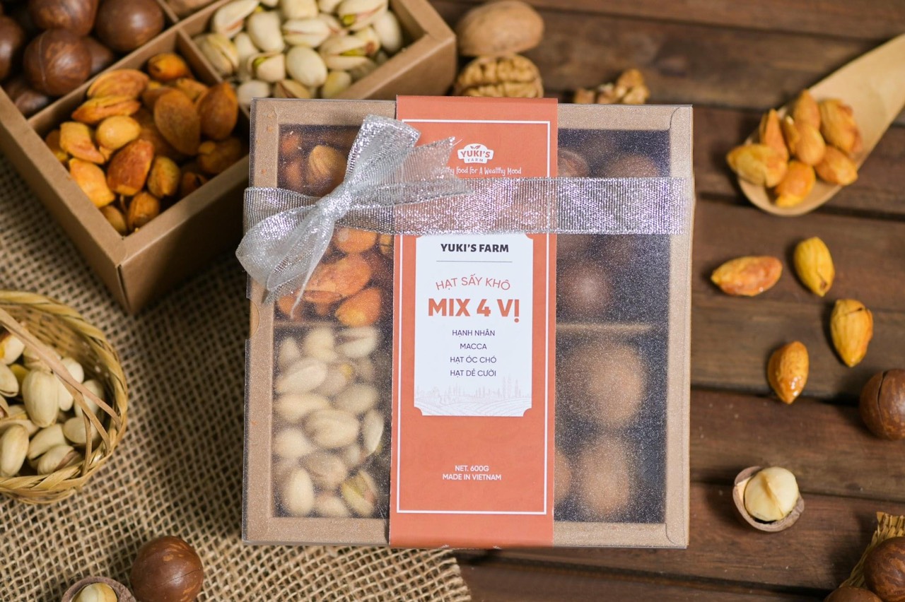 Hạt sấy khô mix 4 vị