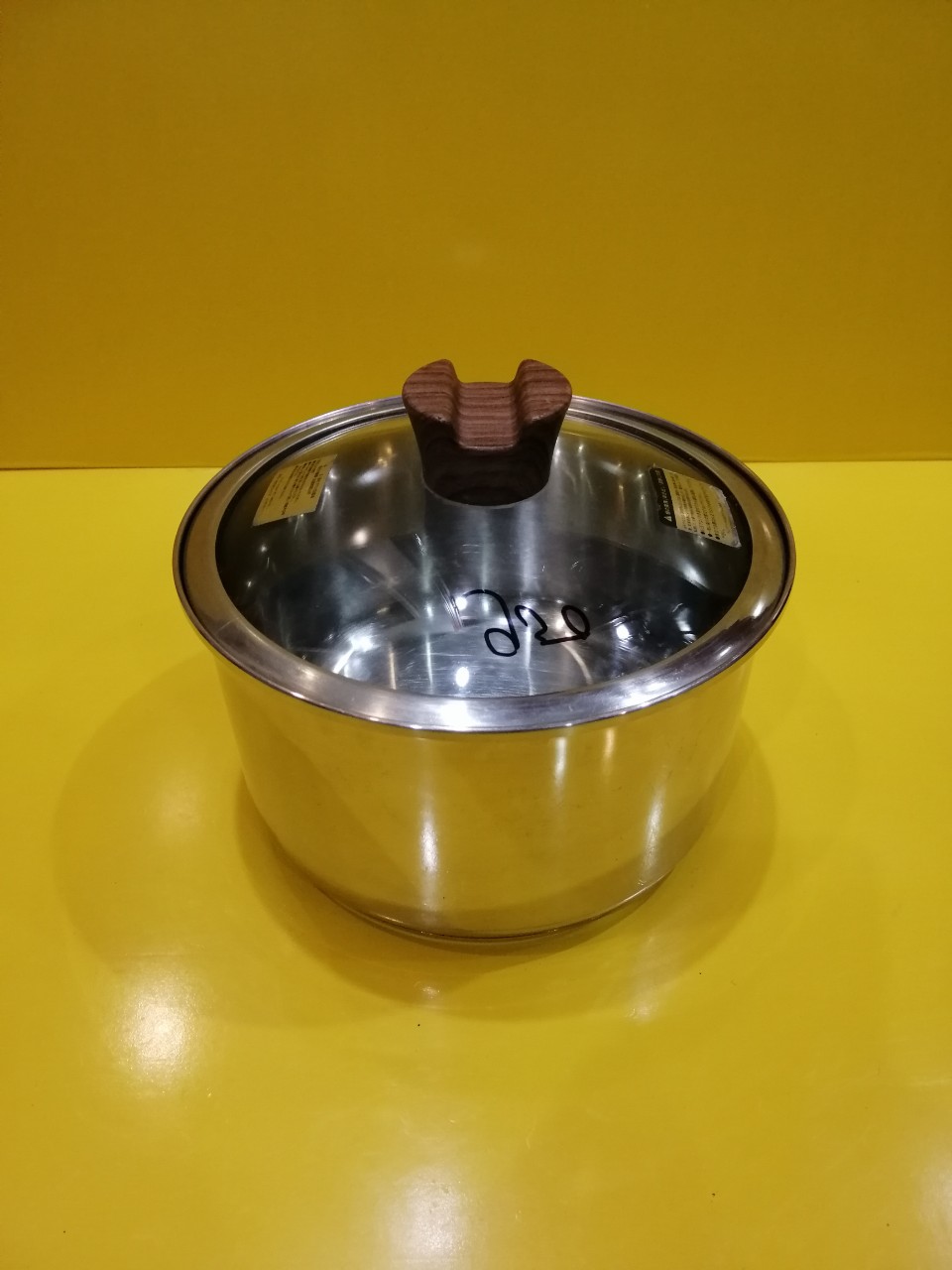 Thố inox nội địa Nhật, size 21cm, cao 12cm (mã 950), Dùng được bếp từ