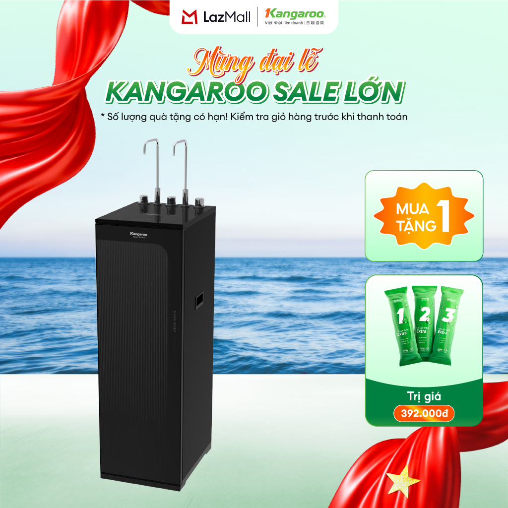[MIỄN PHÍ LẮP ĐẶT] Máy Lọc Nước Kangaroo Hydrogen Infinity Nóng Lạnh 10 Lõi KG10N6