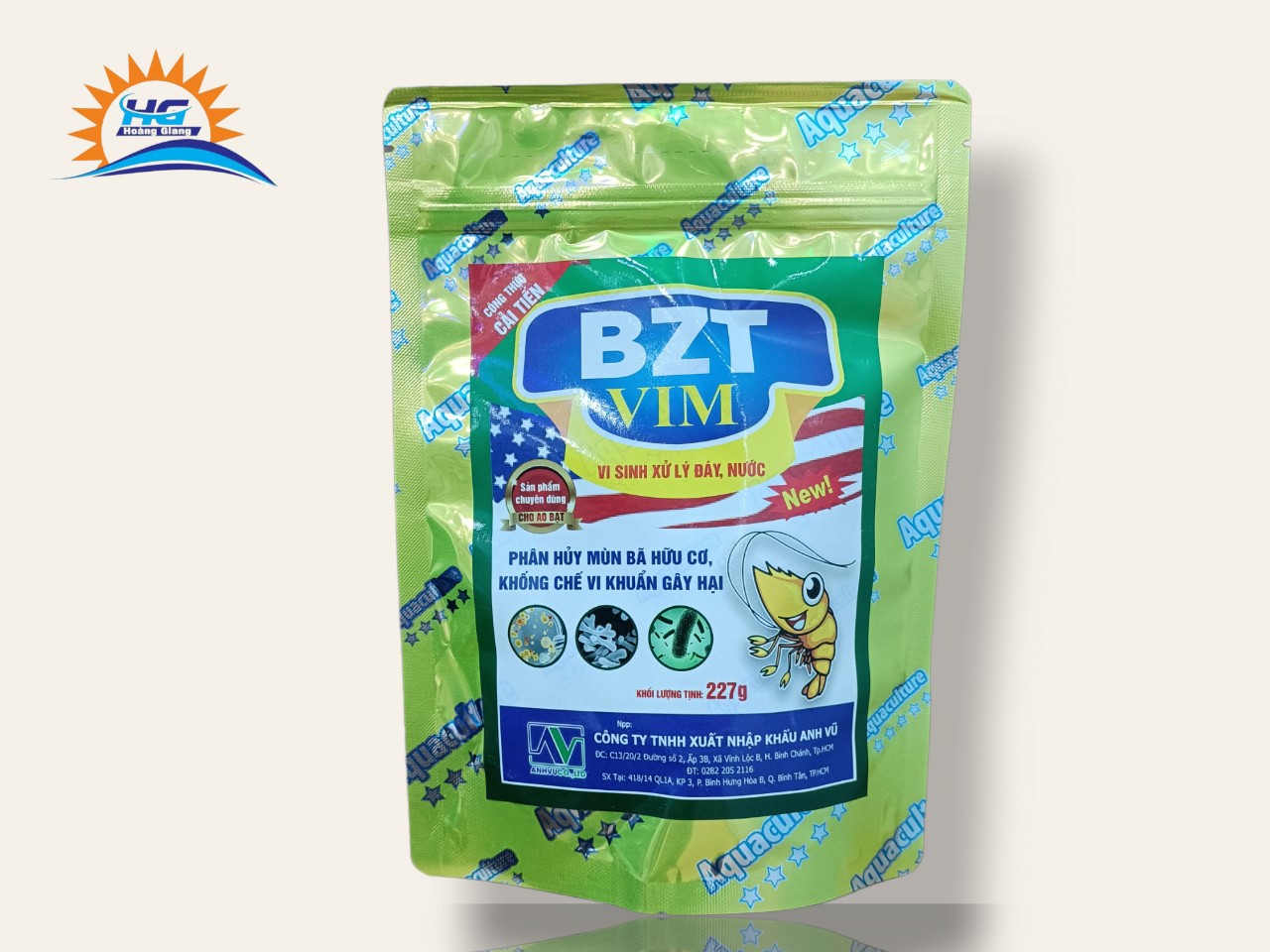BZT LÝ ĐÁY, NƯỚC, PHÂN HỦY MÙN BẢ HỮU CƠ. gói 227g