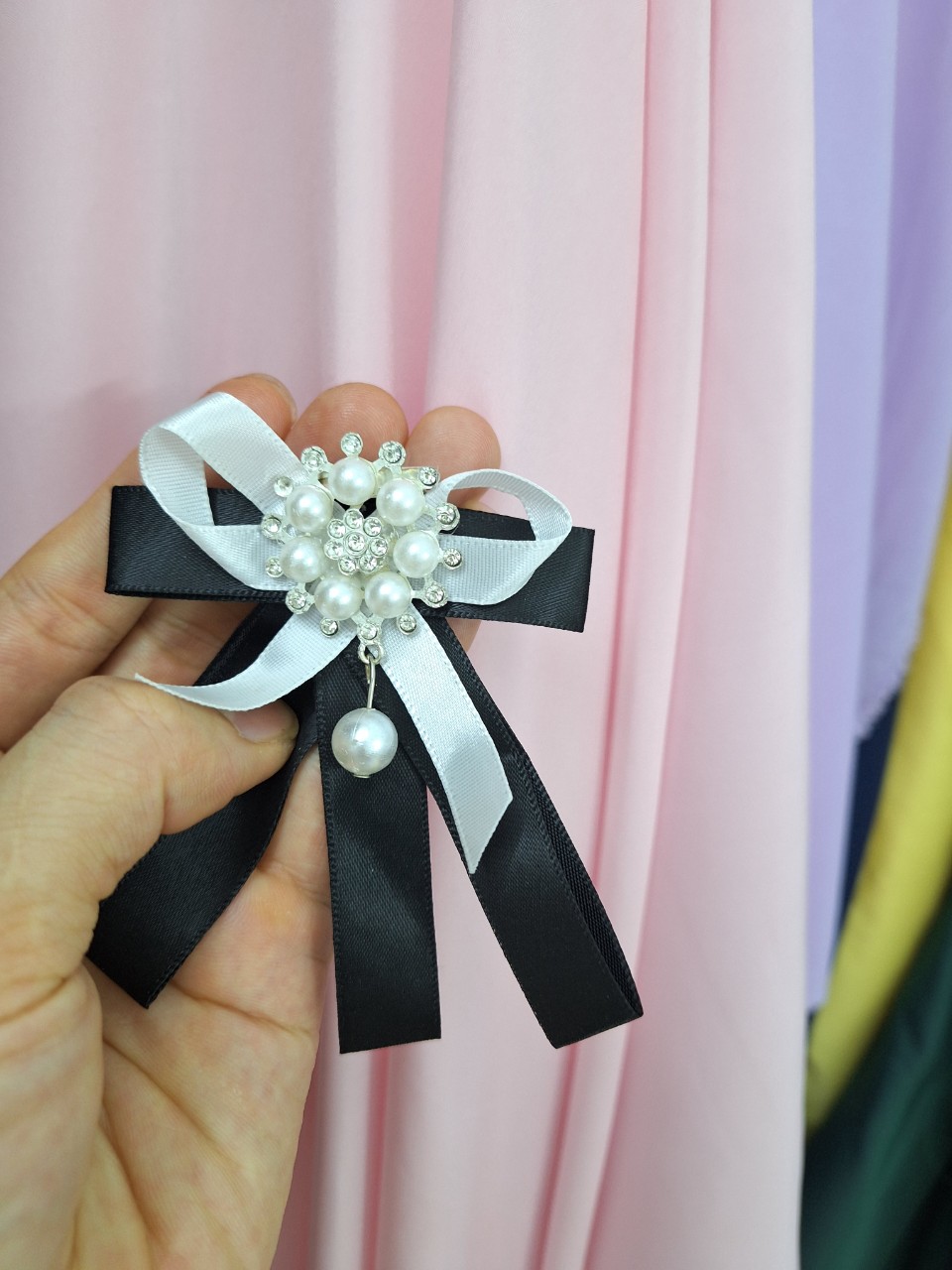 Ren vải các loại, nơ cài phụ kiện may thời trang
