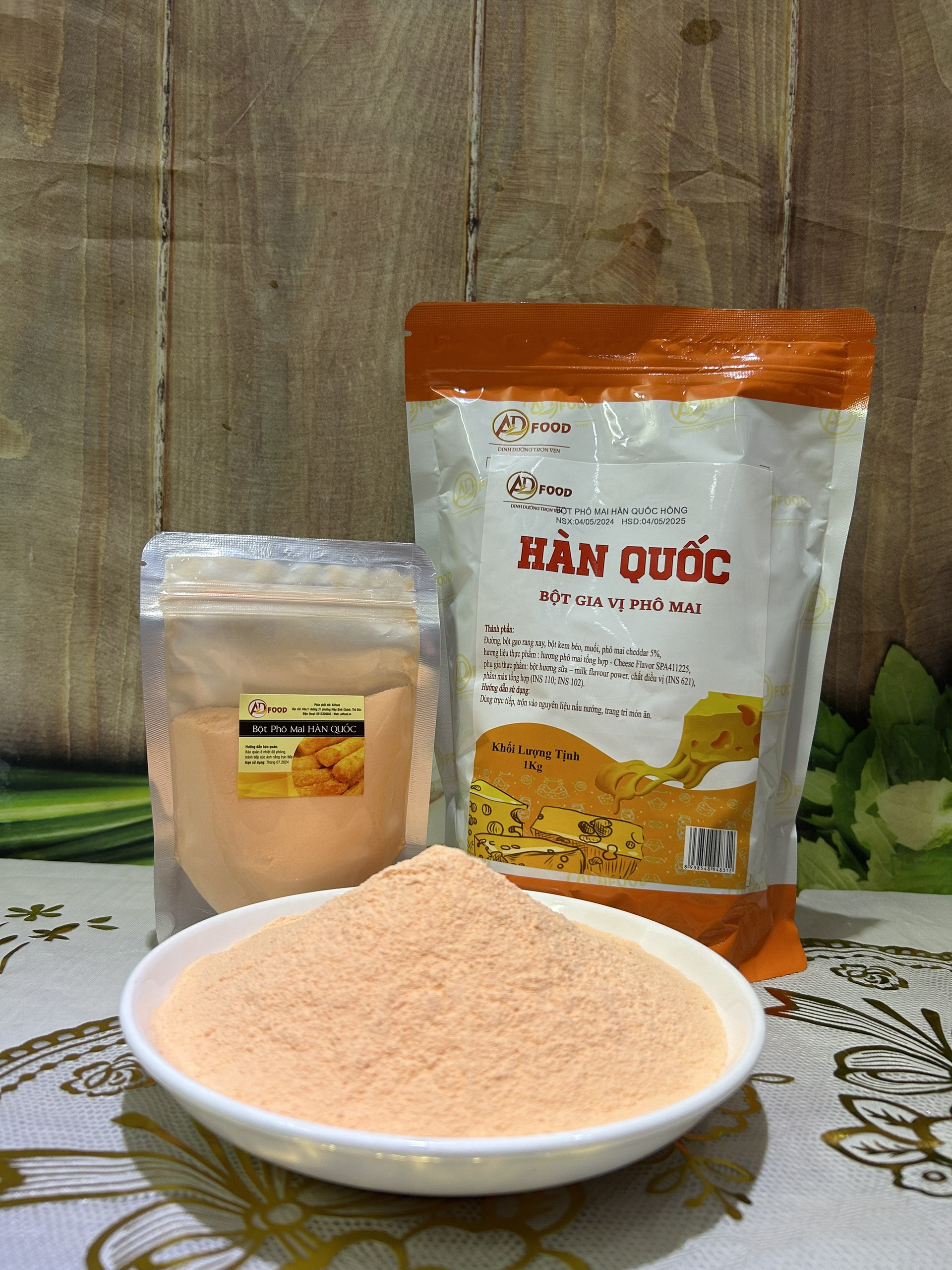 Bột phô mai hàn quốc gói 100g.