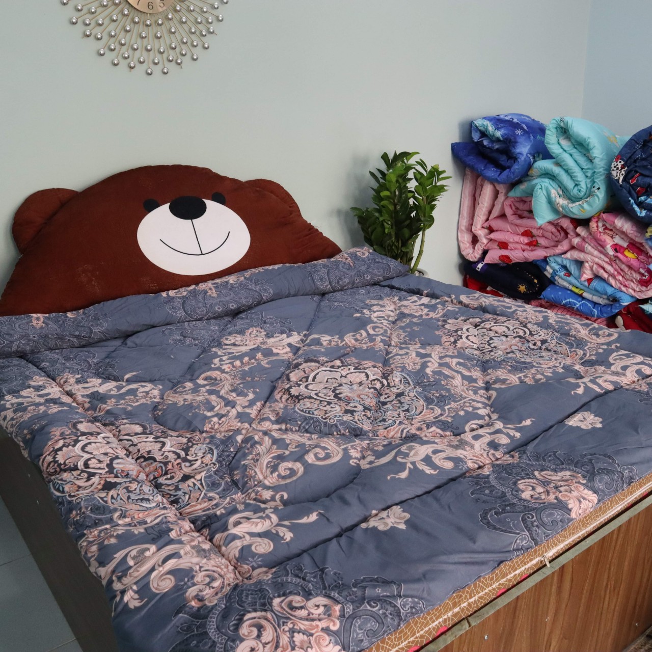 (FreeShip MAX) Chăn bông siêu nhẹ mẫu Hoa lá , chăn bông mùa đông người lớn siêu nhẹ, chăn phao mùa đông chần bông siêu nhẹ giá rẻ (album các mẫu Hoa lá)