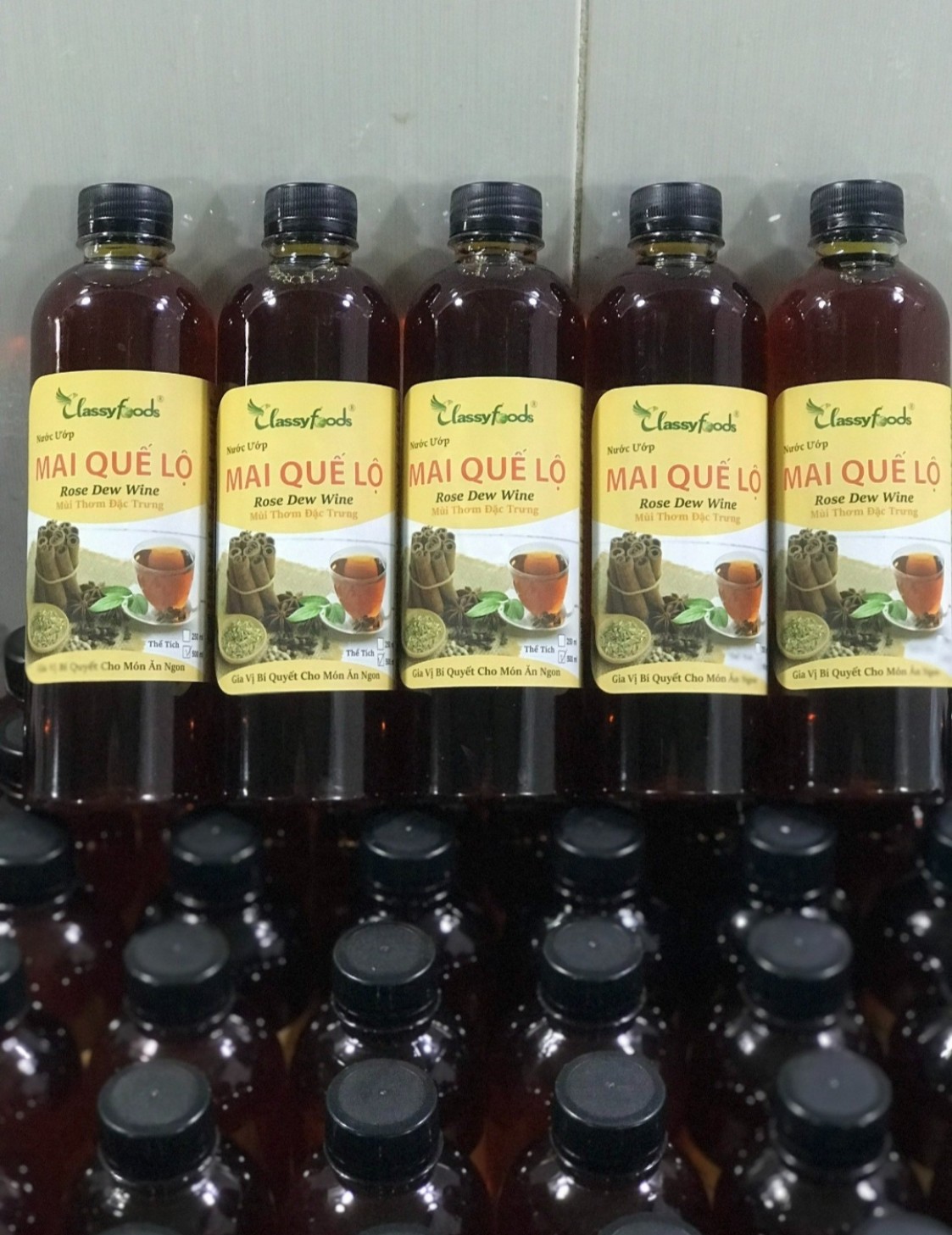 Mai quế lộ 500ml Classyfoods làm nhân bánh trung thu thập cẩm,ướp thịt