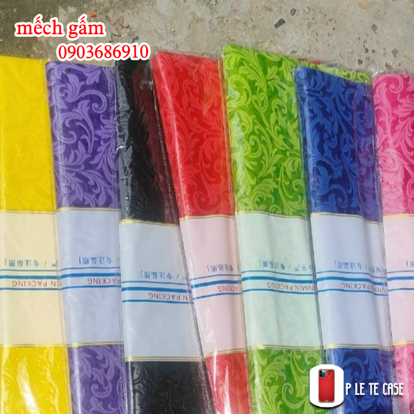 Giấy mếch hoa gấm gói hoa làm oản siêu đẹp khổ 60x60 set 10 tờ