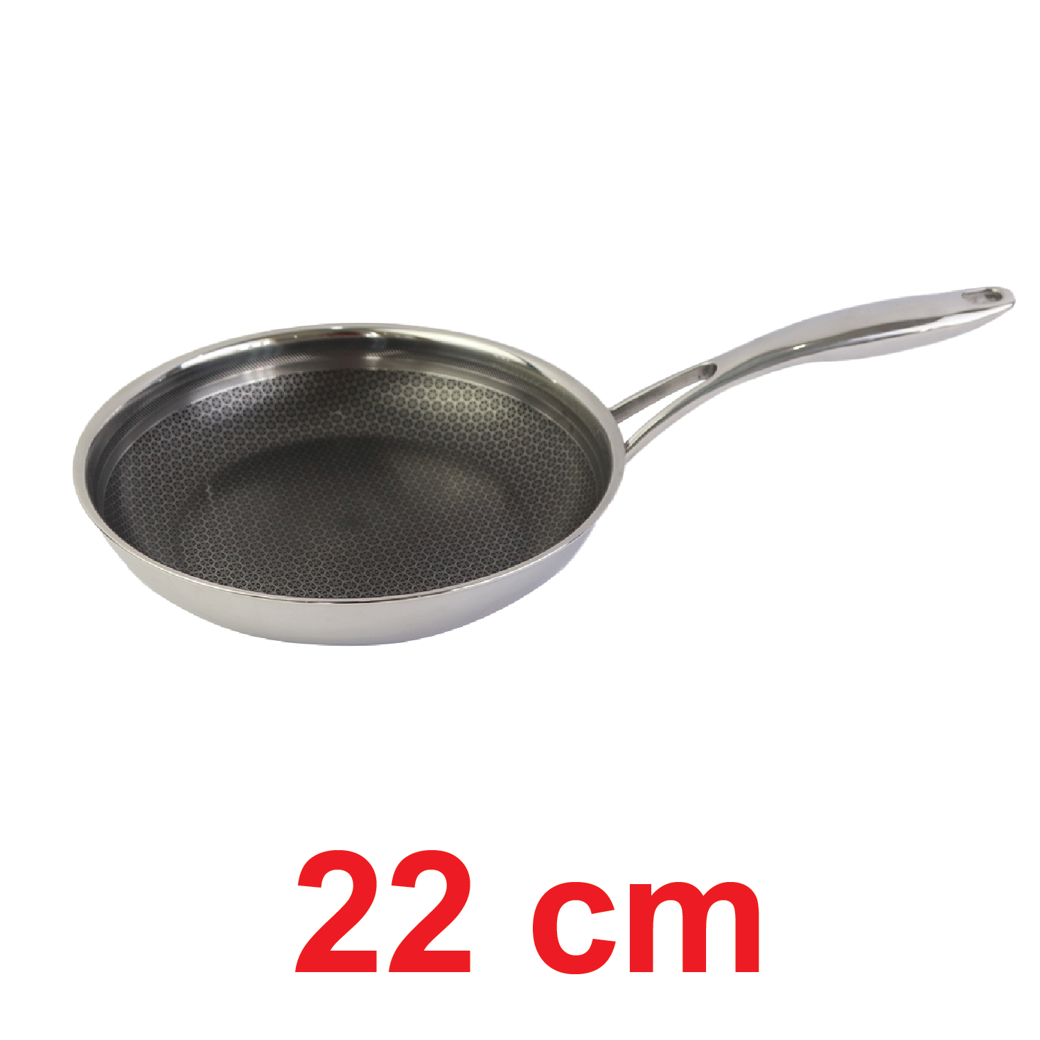 Chảo xào đáy từ , chảo sâu lòng /cạn lòng 3 lớp đúc liền inox 304 cao cấp Hàn Quốc Kimscook BlackCube siêu bền, cào không xước