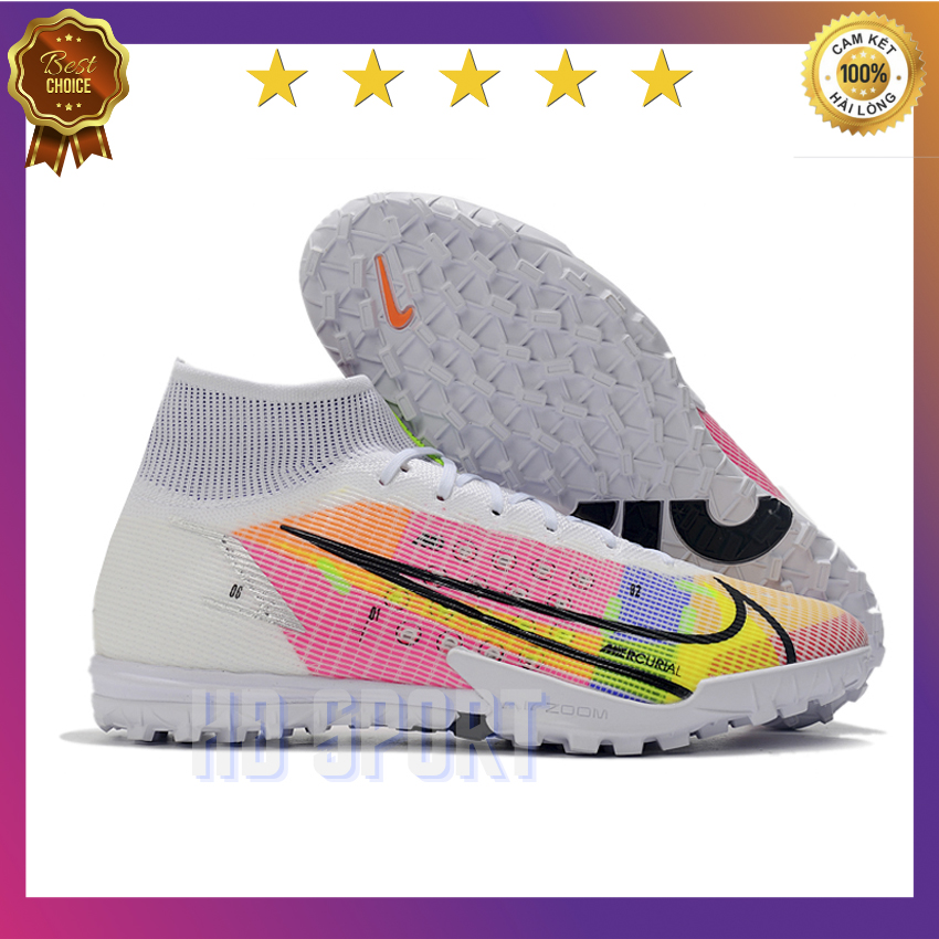 [Tặng Túi Rút+Tất,Vớ]Giày Đá Bóng Sân Cỏ Nhân Tạo Mercurial Superfly 9 Elite TF,Giày Đá Banh,Giày Bóng Đá Tốt HĐ SPORT HD48-Trọng Lượng Nhẹ, Ôm Chân, Màu Sắc Bắt Mắt, Thiết kế đẹp Và Hiện Đại