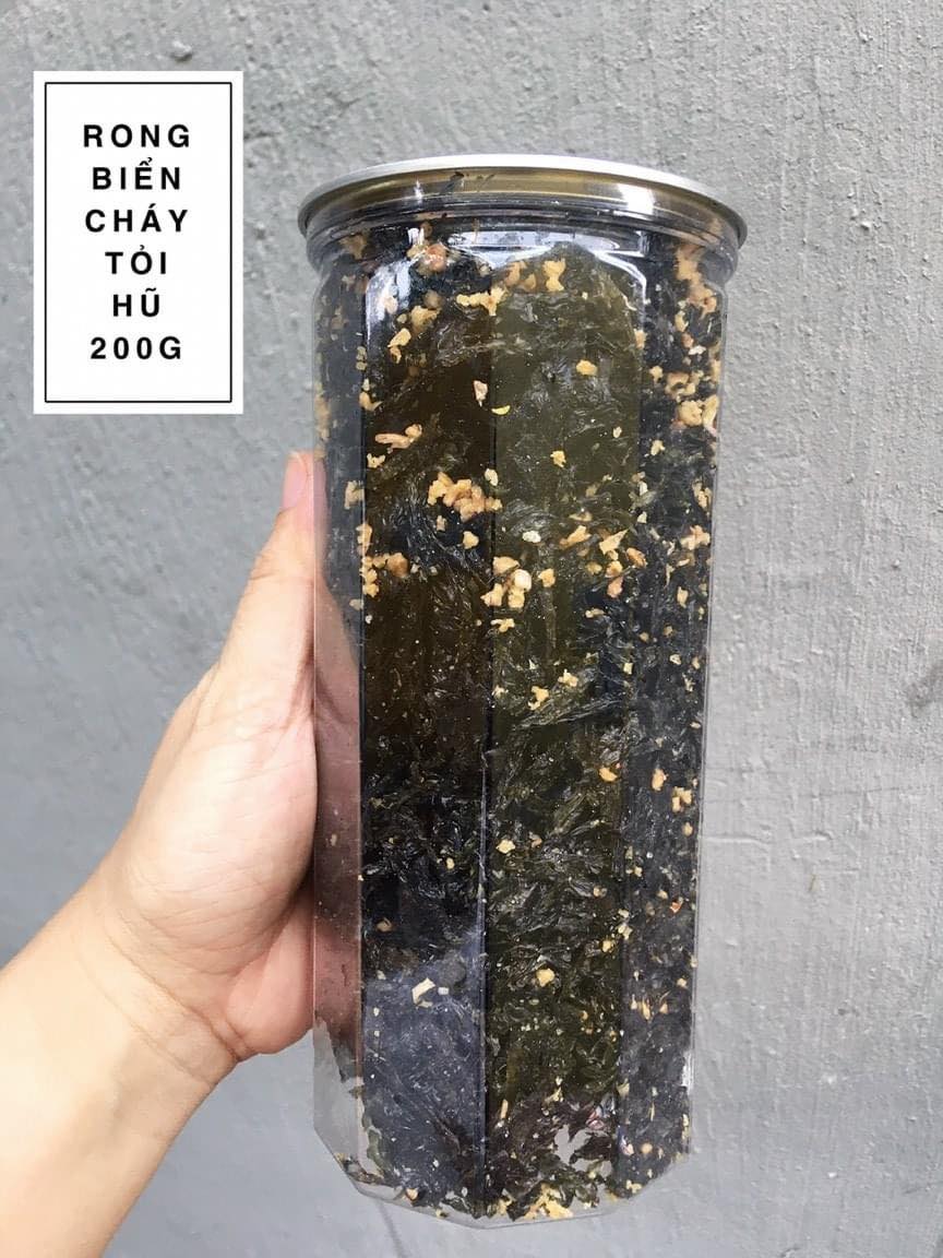 Rong biển cháy tỏi 200g, thơm ngon giòn rụm- rap food