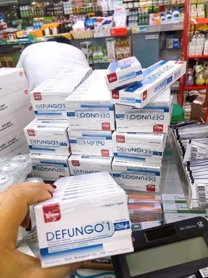 Hộp đặt phụ khoa defungo 1 thái lan