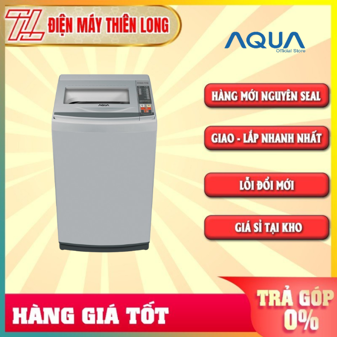 TRMáy giặt Aqua 7.2 kg AQW-S72CT (H2) - HÀNG CHÍNH HÃNG - TRẢ GÓP 0% - GIAO TOÀN QUỐC - NGOÀI HCM TÍNH PHÍ