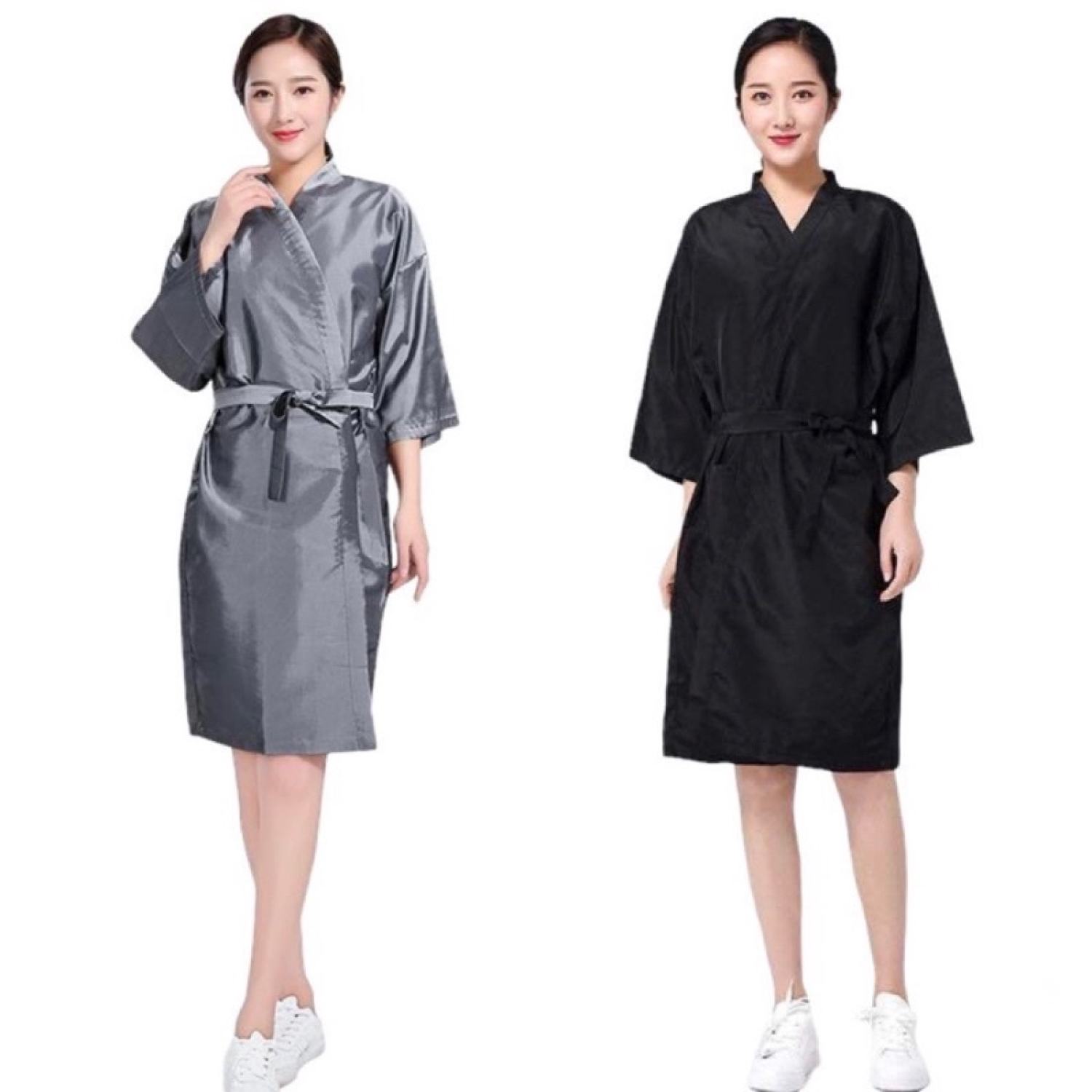 ❌Giá Sỉ❌ áo choàng hoá chất làm tóc kiểu dáng kimono mặc cho khách tại salon tóc