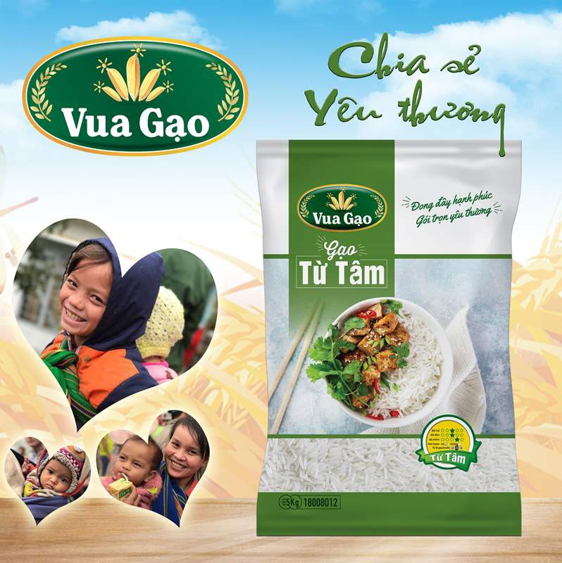 Gạo Thơm Vua Gạo Từ Tâm 5Kg