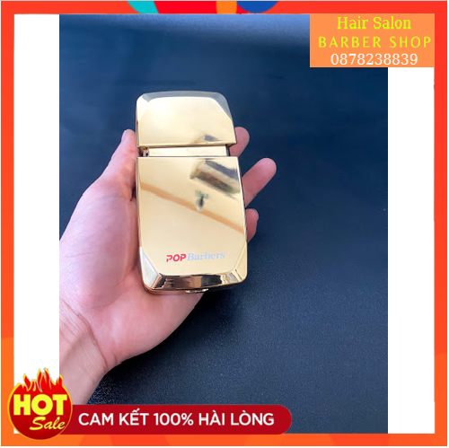 Máy cạo tóc, cạo trắng chân tóc, cạo râu, cạo khô pop barber p600 - hàng nhập khẩu - bảo hành 3 tháng