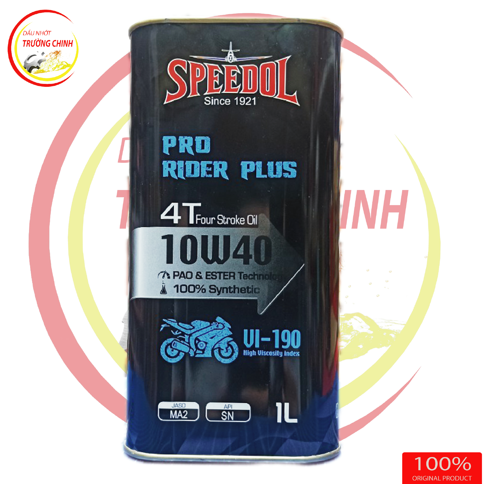 Nhớt speedol pro rider plus lon 10w40 dành cho xe số, mô tô