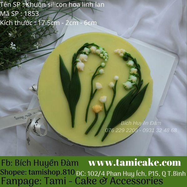 [HCM]Khuôn silicon hoa linh lan 1853