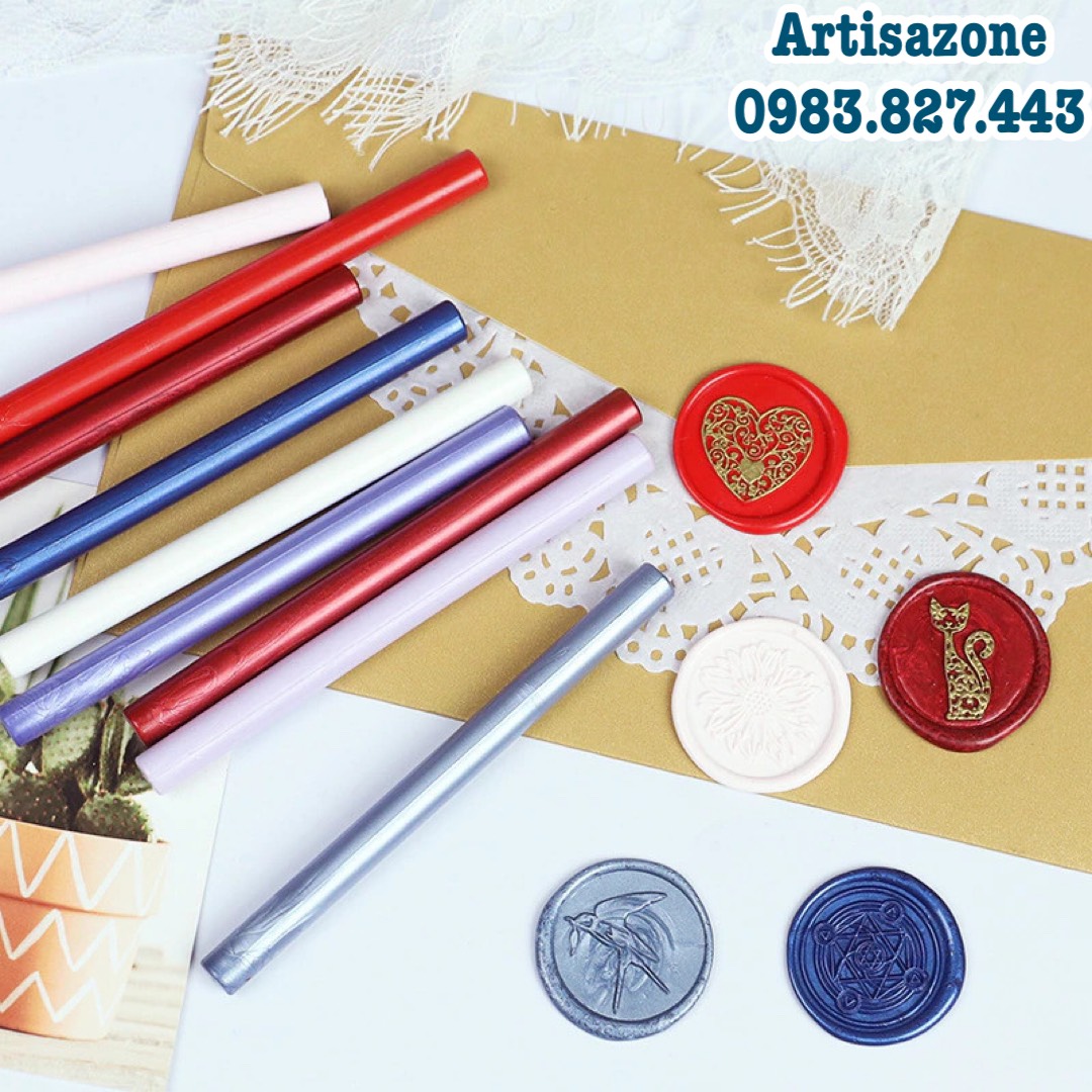 Sáp dấu niêm phong thanh tròn (dài 13cm) - 01 thanh