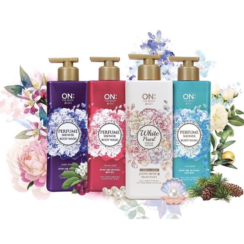 Sữa tắm hương nước hoa cao cấp on the body 500g.