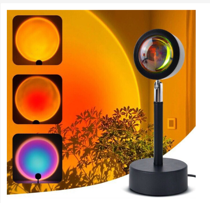 [SIÊU PHẨM 2021] Đèn Led Tiktok Hoàng Hôn, Cầu Vồng, Mặt Trời - Đèn Sống Ảo 4 Màu Trang Trí Phòng Ngủ, Chụp Ảnh, Quay Video,Đèn Led Ánh Cầu Vồng Ánh Hoàng Hôn Rose - Blackpinkk