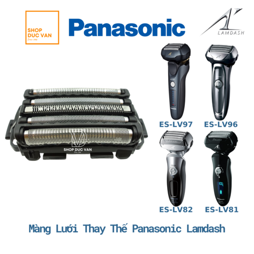 Shaver Outer Foil Replacement for Panasonic Lamdash 5 Blades ES-LV80 ES