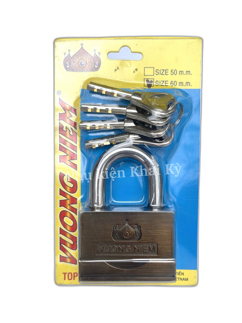 Ổ khóa Vương Niệm Vuông Cao Cấp