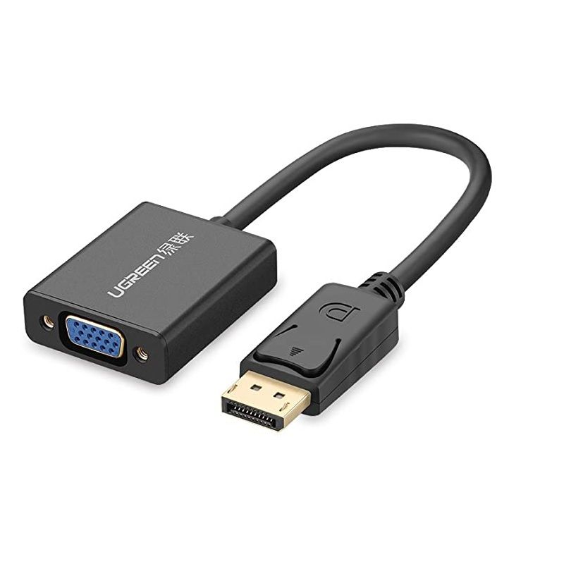 Ugreen 20414 màu đen cáp chuyển đổi displayport sang vga không có audio dp106