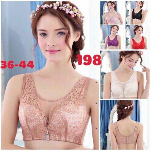 Áo lót nữ - áo lót ren to bản mút mỏng giảm mỡ lưng siêu đẹp cho nàng ngực bự